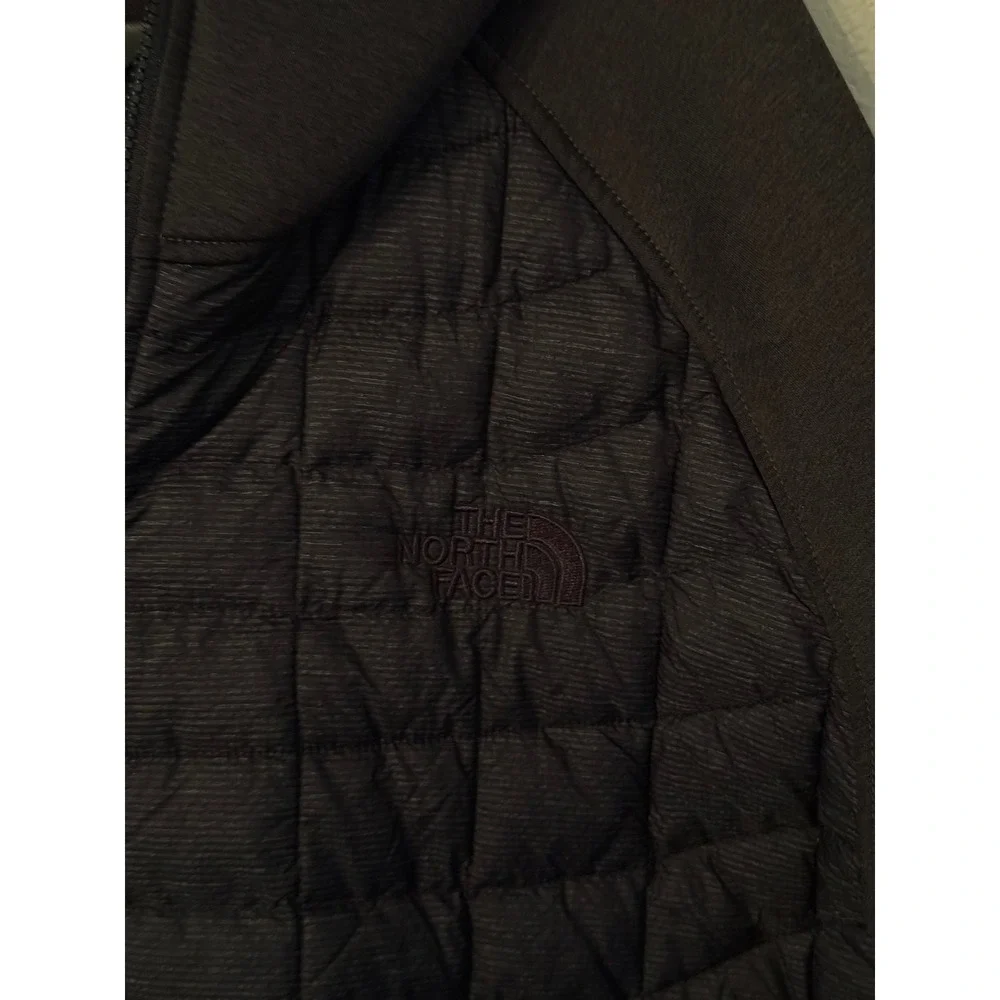 The North Face ThermoBall Hybrid Jacket Mens XL Black Excellent Quilted Hooded